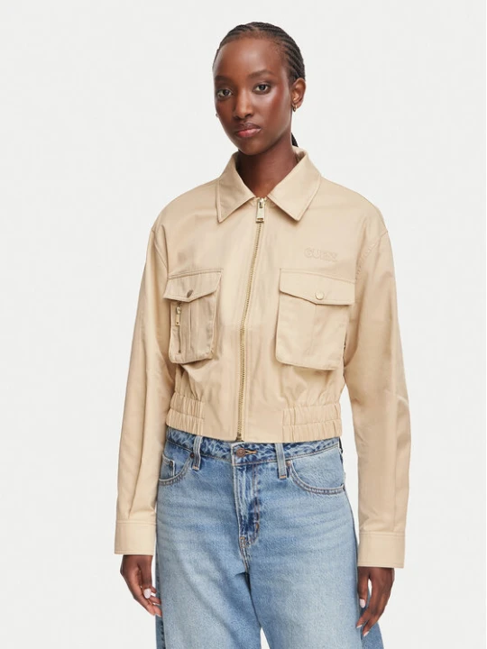Zdjęcie produktu Guess Kurtka przejściowa W6YL20 W2910 Beżowy Regular Fit