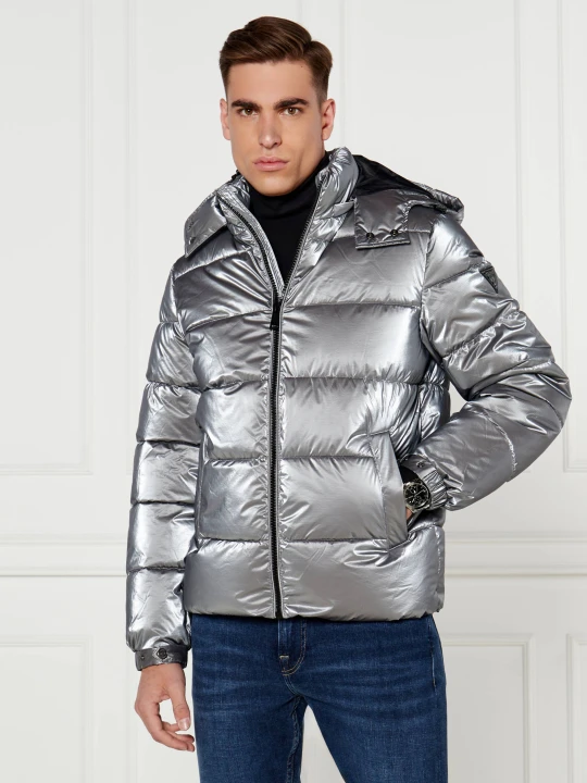 Zdjęcie produktu GUESS Kurtka | Regular Fit srebrny