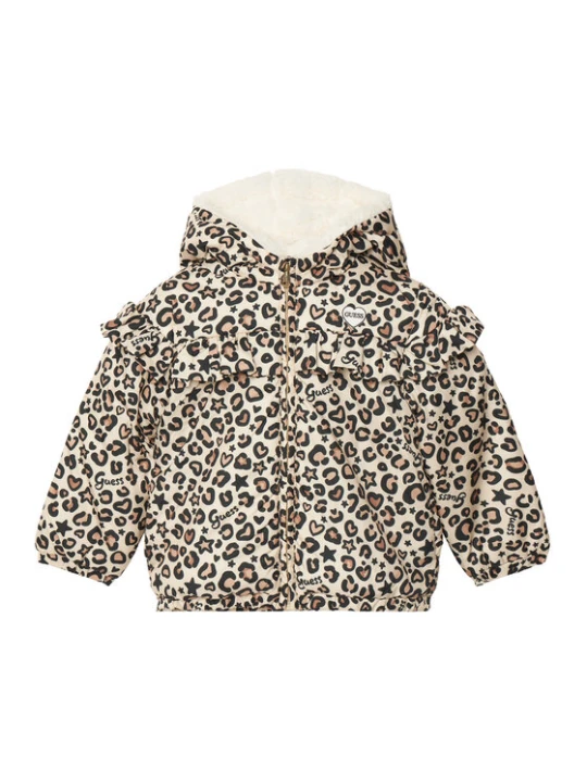 Zdjęcie produktu Guess Kurtka zimowa A6BL01 W4029 Beżowy jasny Regular Fit