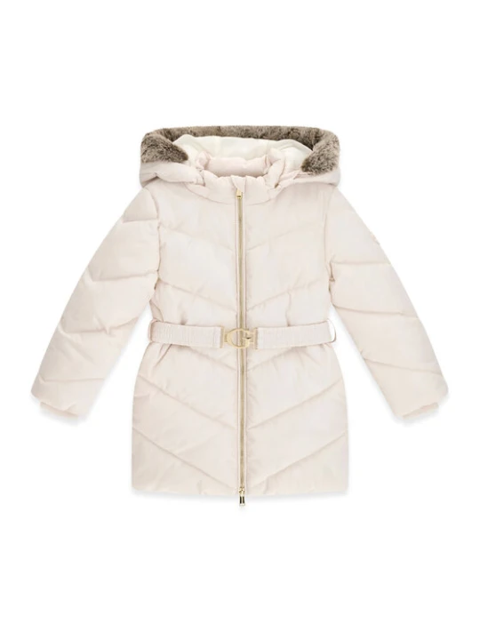 Zdjęcie produktu Guess Kurtka zimowa K6BL03 W3963 Kremowy Regular Fit