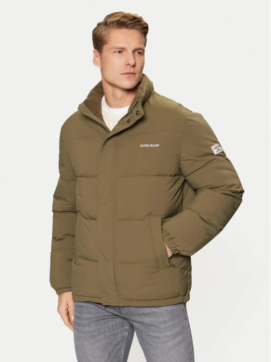 Zdjęcie produktu Guess Kurtka zimowa M4BL20 WGII2 Khaki Regular Fit