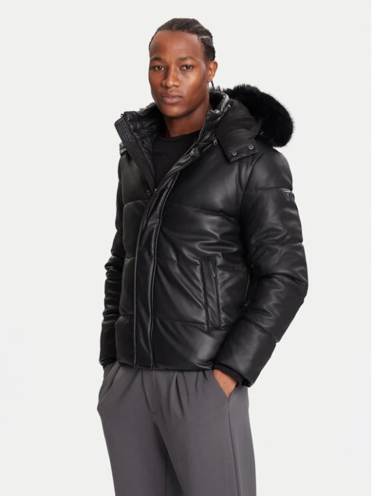 Zdjęcie produktu Guess Kurtka zimowa M5BL2F W1050 Czarny Regular Fit
