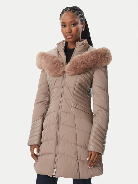 Zdjęcie produktu Guess Kurtka zimowa W4BL61 WGLZ0 Beżowy ciemny Slim Fit