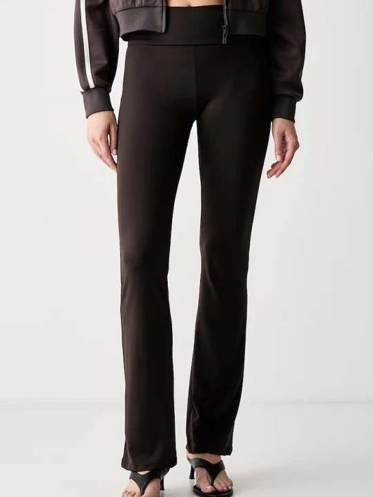 Zdjęcie produktu Guess legginsy damskie LOTUS brązowy