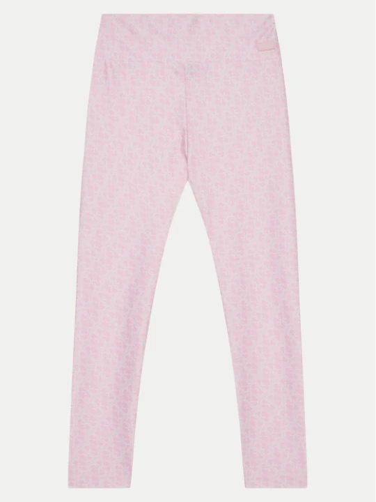 Zdjęcie produktu Guess Legginsy J5RB03 MC01P Różowy Slim Fit
