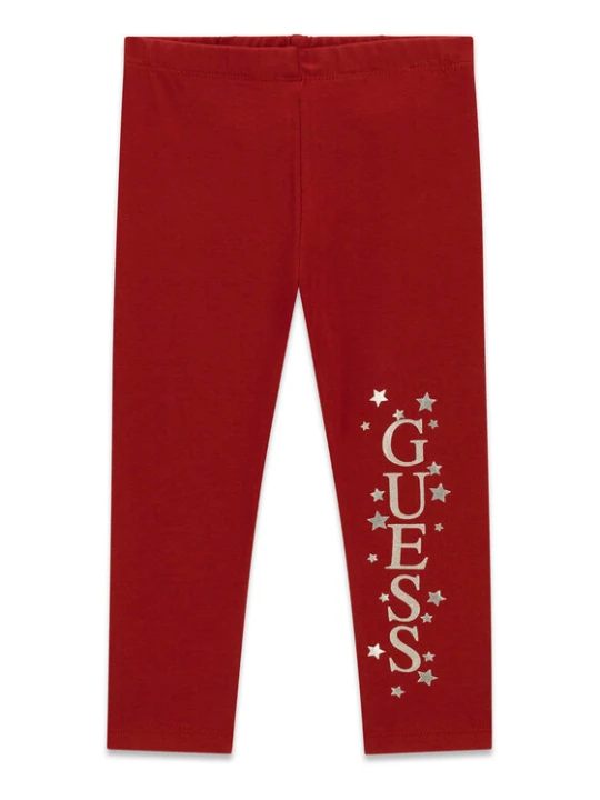 Zdjęcie produktu Guess Legginsy K6BB02 K5884 Bordowy Regular Fit