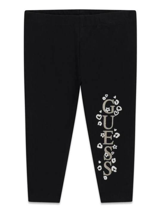Zdjęcie produktu Guess Legginsy K6BB02 K5884 Czarny Regular Fit