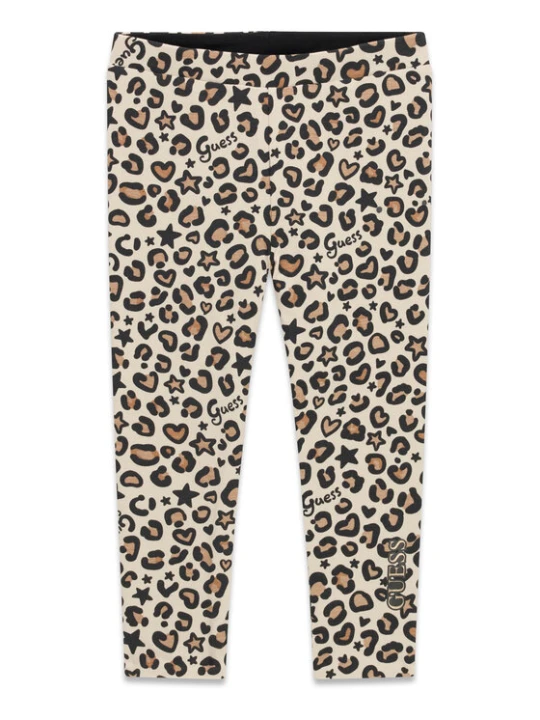 Zdjęcie produktu Guess Legginsy K6BB04 K5888 Beżowy Slim Fit