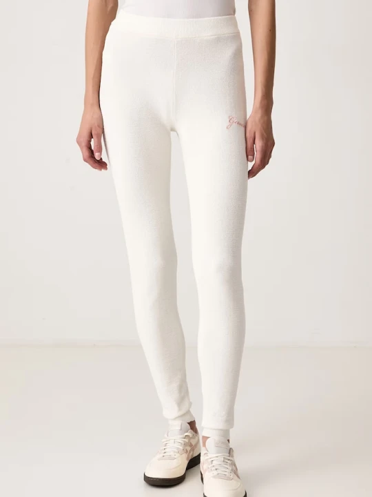 Zdjęcie produktu Guess legginsy lounge damskie ARIA beżowy