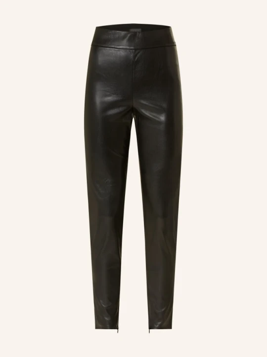 Zdjęcie produktu Guess Legginsy Prescilla W Stylu Skórzanym schwarz CZARNY