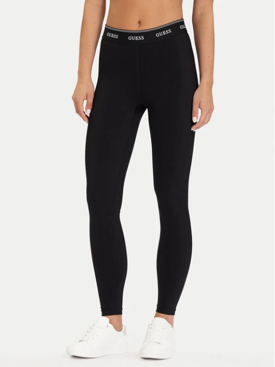 Zdjęcie produktu Guess Legginsy V5BB06 K1942 Czarny Slim Fit
