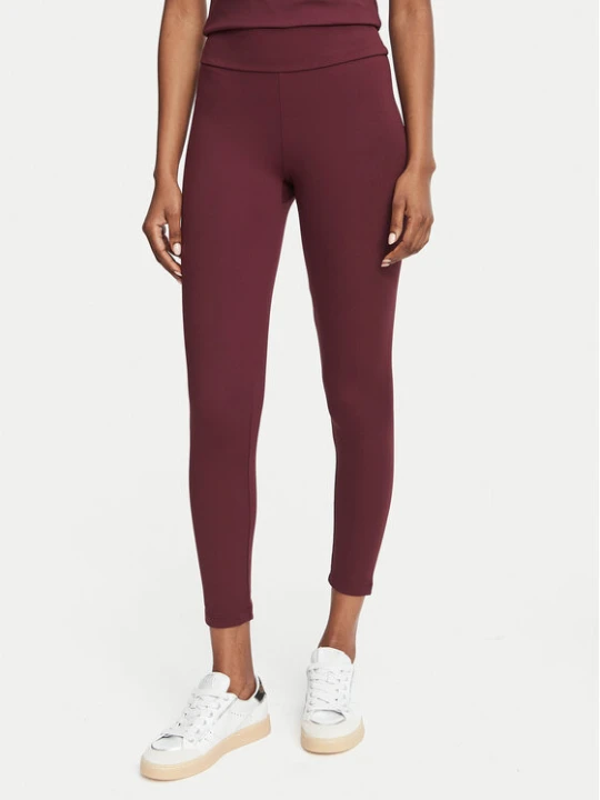 Zdjęcie produktu Guess Legginsy V6BB25 K6732 Bordowy Slim Fit
