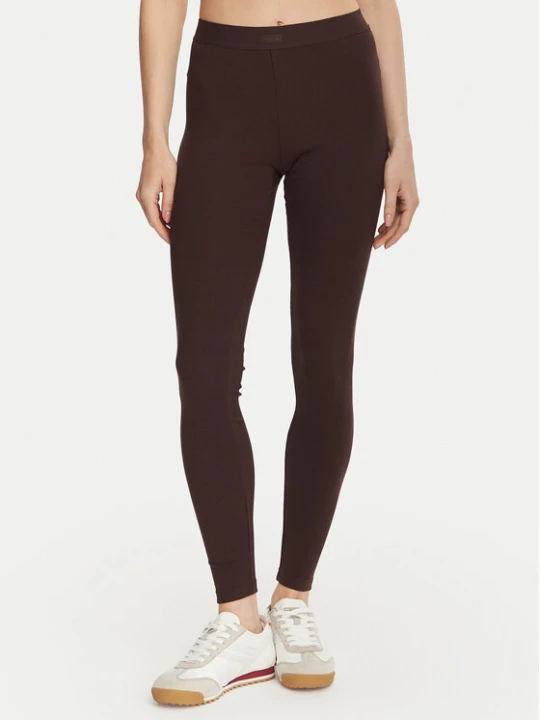Zdjęcie produktu Guess Legginsy V6YB23 K4666 Brązowy ciemny Slim Fit
