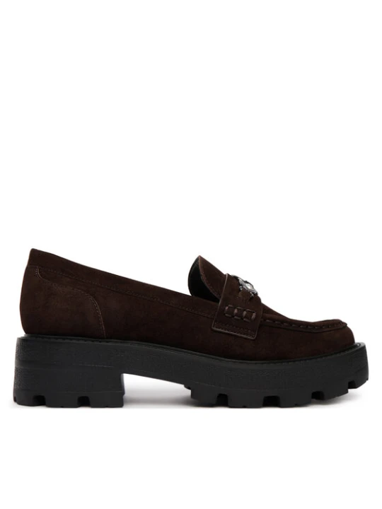 Zdjęcie produktu Guess Loafersy FLFYA2 SUE14 Brązowy ciemny