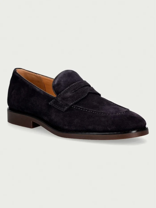 Zdjęcie produktu Guess loafersy męskie zamszowe DRIFTKIN granatowy
