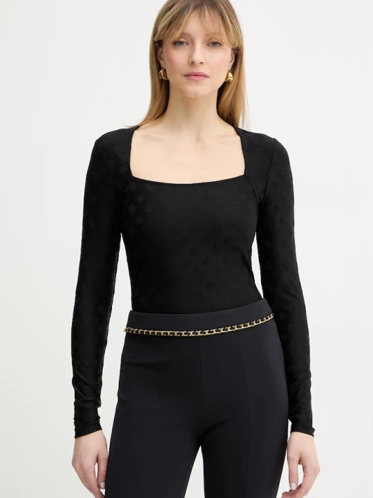 Zdjęcie produktu Guess longsleeve ELLEONA czarny