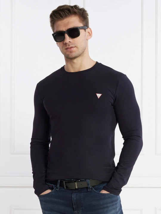 Zdjęcie produktu GUESS Longsleeve | Extra slim fit granatowy