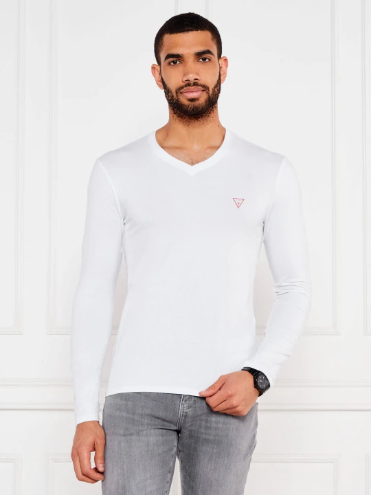Zdjęcie produktu GUESS Longsleeve | Extra slim fit biały