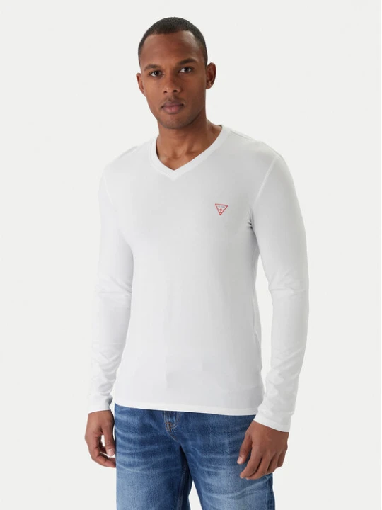 Zdjęcie produktu Guess Longsleeve M2YI08 J1314 Biały Slim Fit