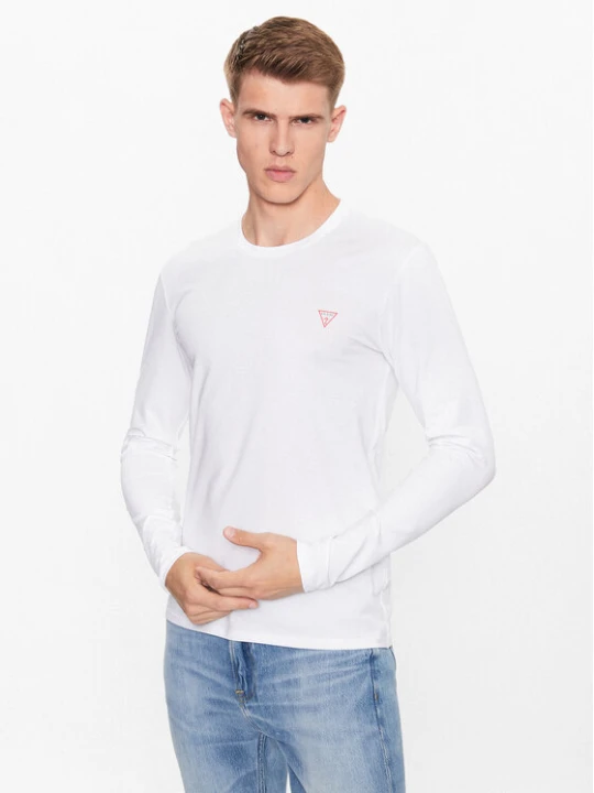 Zdjęcie produktu Guess Longsleeve M2YI28 J1314 Biały Slim Fit
