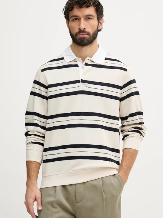 Zdjęcie produktu Guess longsleeve męski beżowy