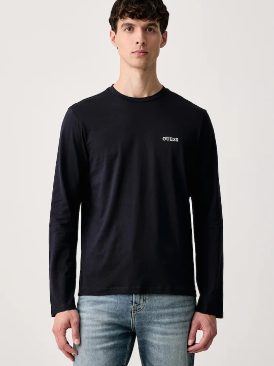 Zdjęcie produktu Guess longsleeve męski bawełniany 3-pack granatowy
