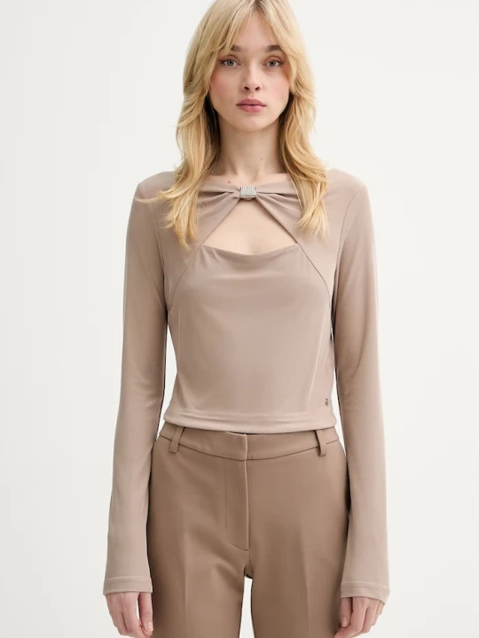 Zdjęcie produktu Guess longsleeve MILENA beżowy