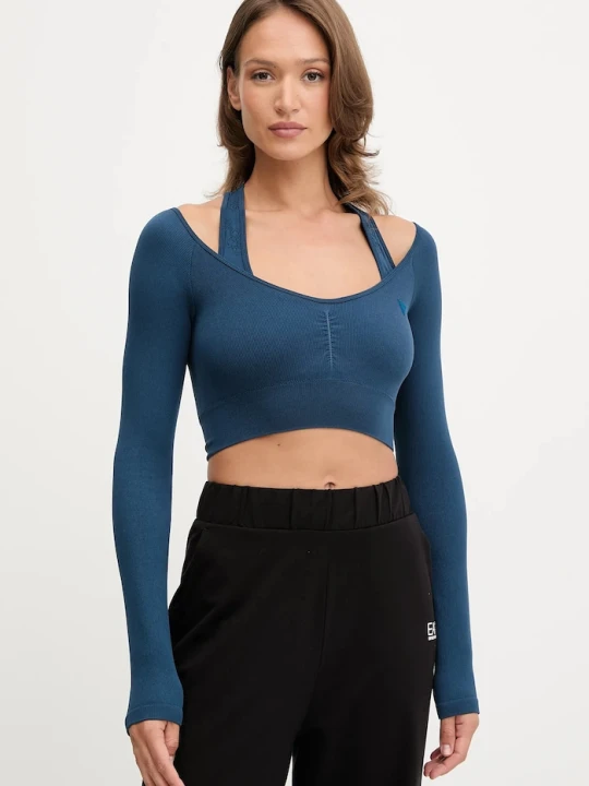 Zdjęcie produktu Guess longsleeve PEONY niebieski