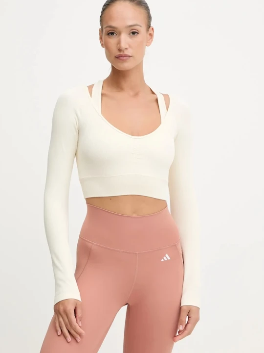 Zdjęcie produktu Guess longsleeve PEONY beżowy