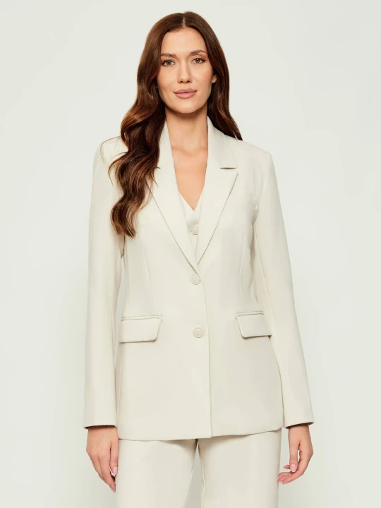 Zdjęcie produktu GUESS Marynarka JOANDRA | Slim Fit ecru