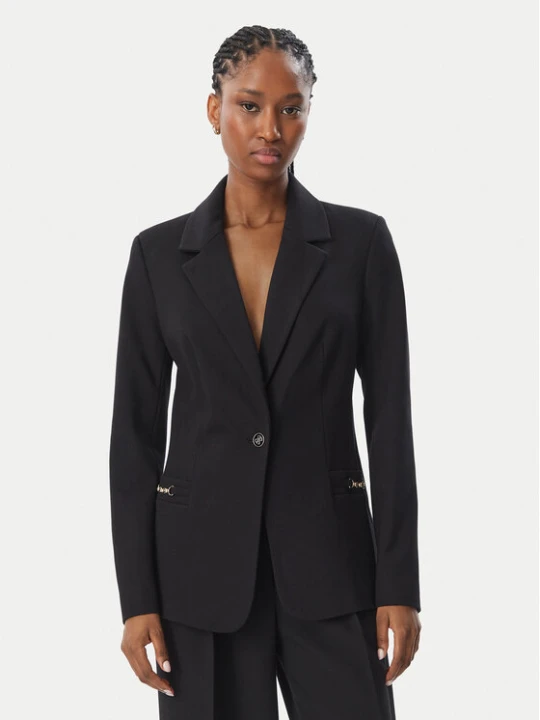 Zdjęcie produktu Guess Marynarka W6BN08 K6806 Czarny Slim Fit