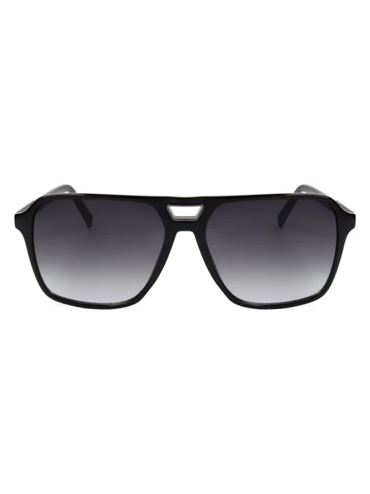 Zdjęcie produktu Guess Męskie okulary przeciwsłoneczne w kolorze czarno-granatowym rozmiar: 62
