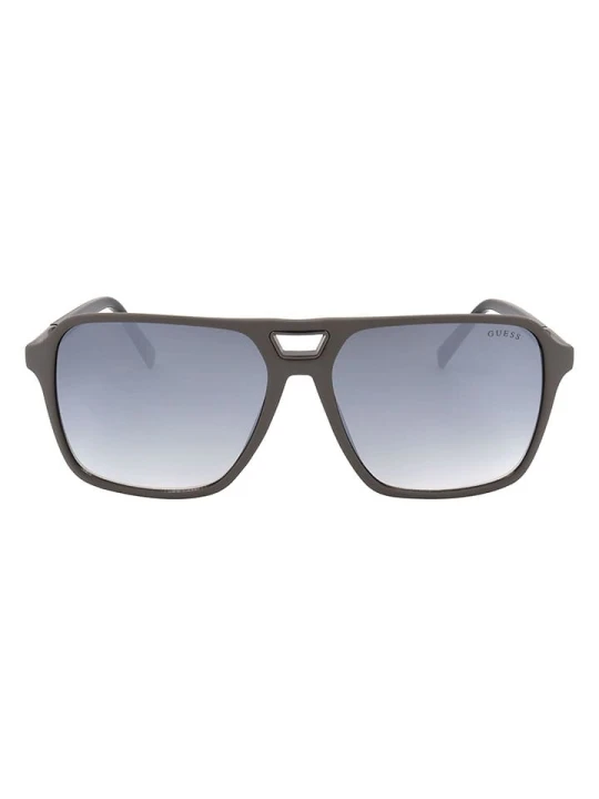 Zdjęcie produktu Guess Męskie okulary przeciwsłoneczne w kolorze szaro-niebieskim rozmiar: 62