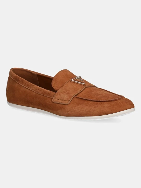 Zdjęcie produktu Guess mokasyny zamszowe BAYLON brązowy