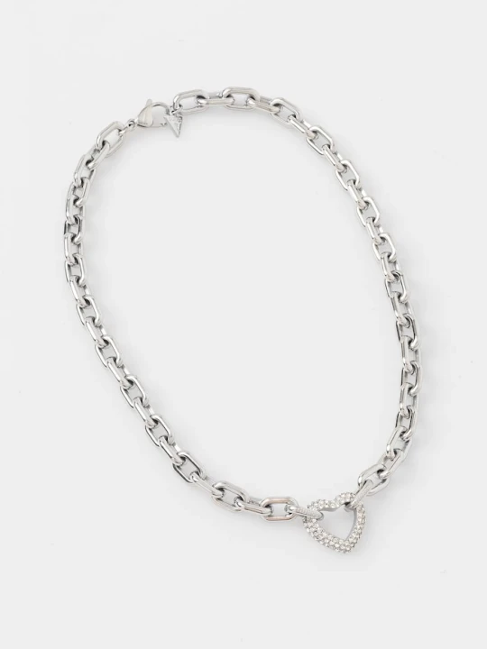 Zdjęcie produktu Guess naszyjnik BELOVED srebrny