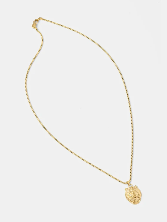 Zdjęcie produktu Guess naszyjnik LION KING złoty
