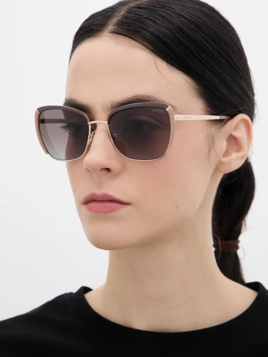 Zdjęcie produktu Guess okulary przeciwsłoneczne beżowy