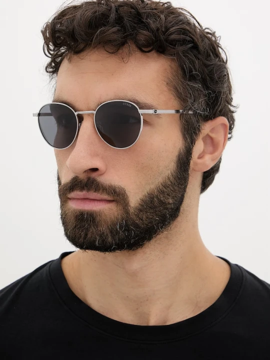 Zdjęcie produktu Guess okulary przeciwsłoneczne srebrny