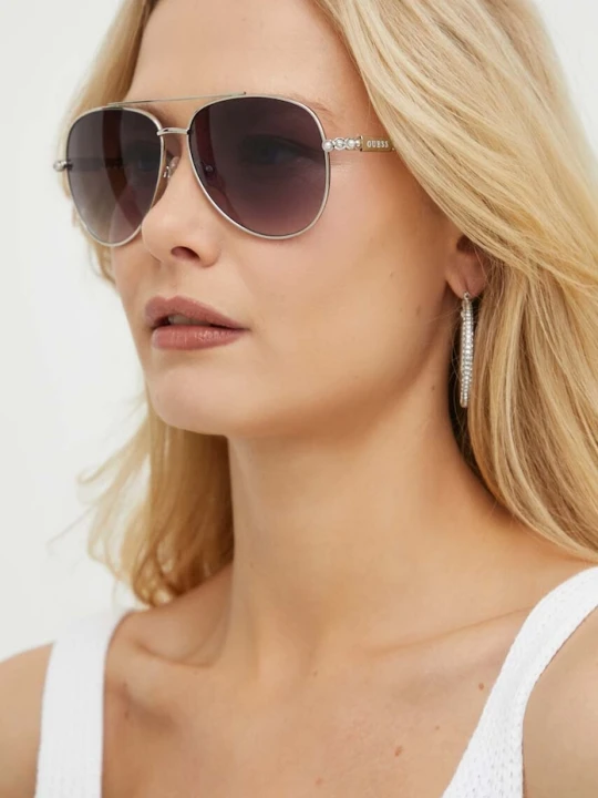 Zdjęcie produktu Guess okulary przeciwsłoneczne złoty
