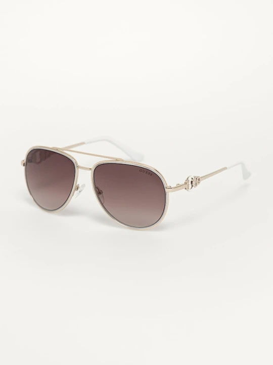 Zdjęcie produktu Guess Okulary przeciwsłoneczne srebrny