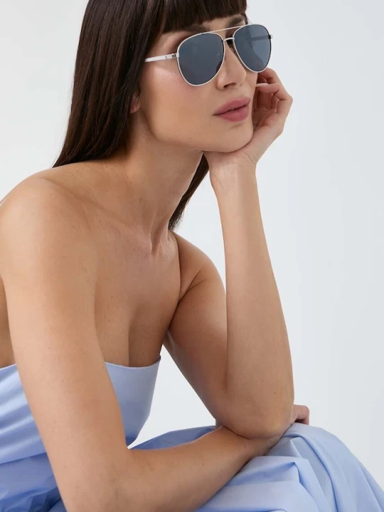 Zdjęcie produktu Guess okulary przeciwsłoneczne srebrny