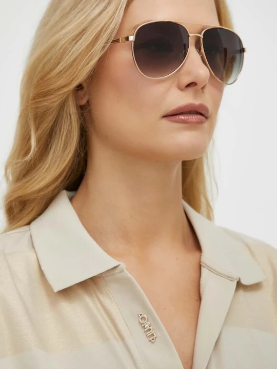 Zdjęcie produktu Guess okulary przeciwsłoneczne złoty