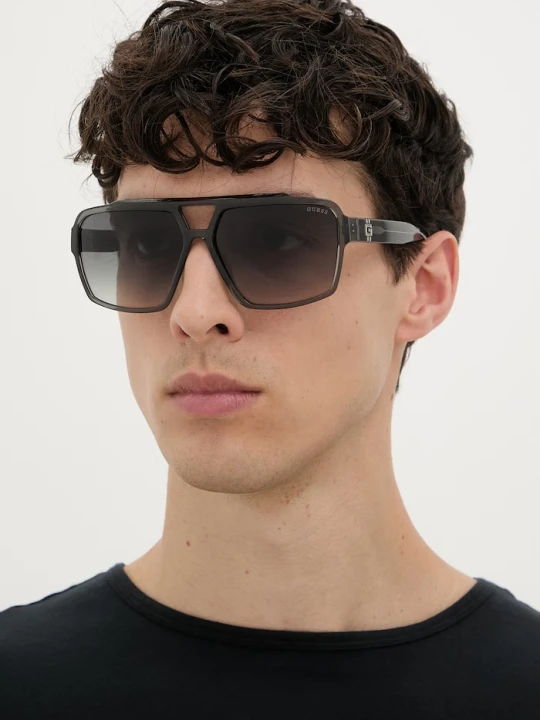 Zdjęcie produktu Guess okulary przeciwsłoneczne męskie szary