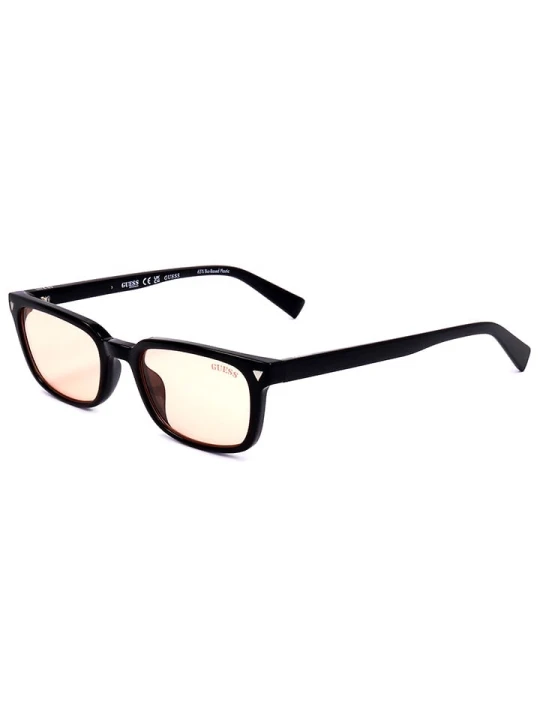 Zdjęcie produktu Guess Okulary przeciwsłoneczne unisex w kolorze czarno-żółtym rozmiar: 50
