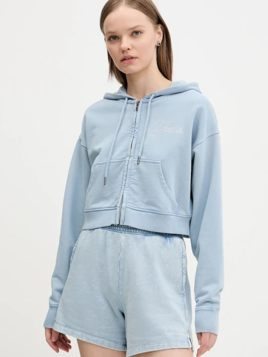 Zdjęcie produktu Guess Originals bluza bawełniana niebieski