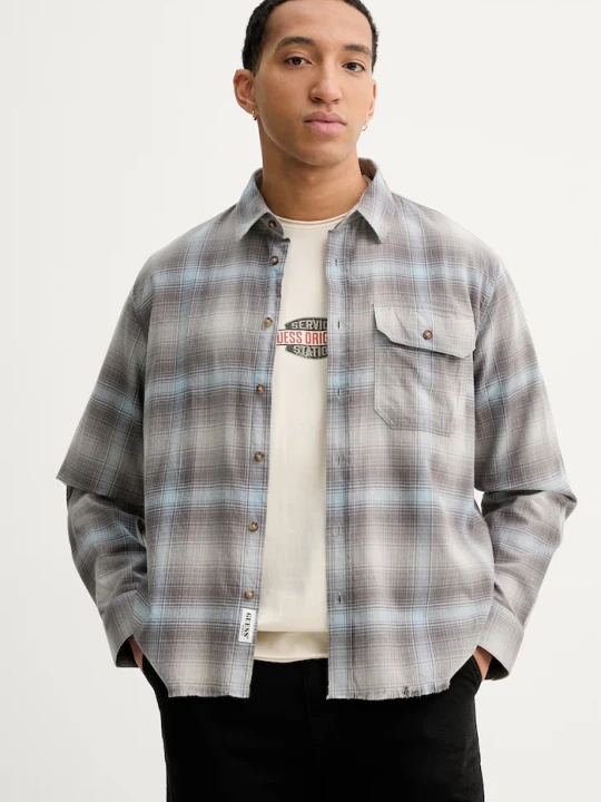 Zdjęcie produktu Guess Originals koszula bawełniana szary