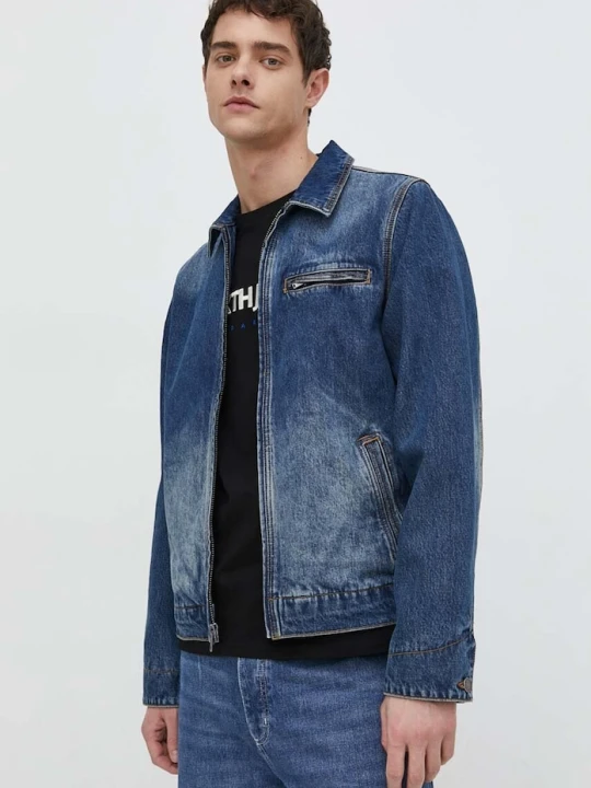 Zdjęcie produktu Guess Originals kurtka jeansowa granatowy