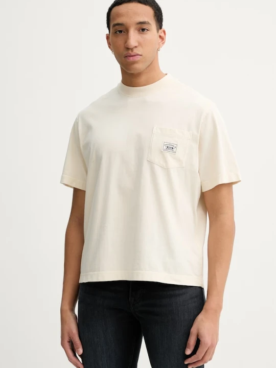 Zdjęcie produktu Guess Originals t-shirt bawełniany beżowy