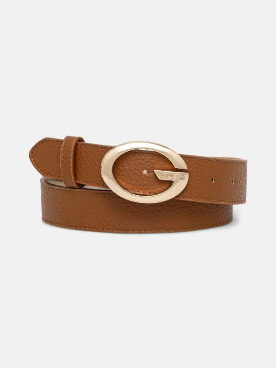 Zdjęcie produktu Guess pasek damski skórzany CAMDEN brązowy