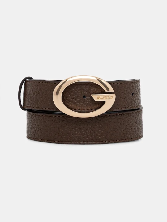 Zdjęcie produktu Guess pasek damski skórzany CAMDEN brązowy
